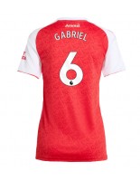 Arsenal Gabriel Magalhaes #6 Hjemmedrakt Dame 2025-26 Korte ermer